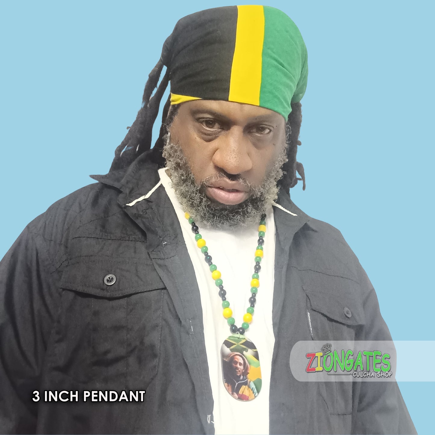 Bob Marley Beaded Necklaces - JAMAICA