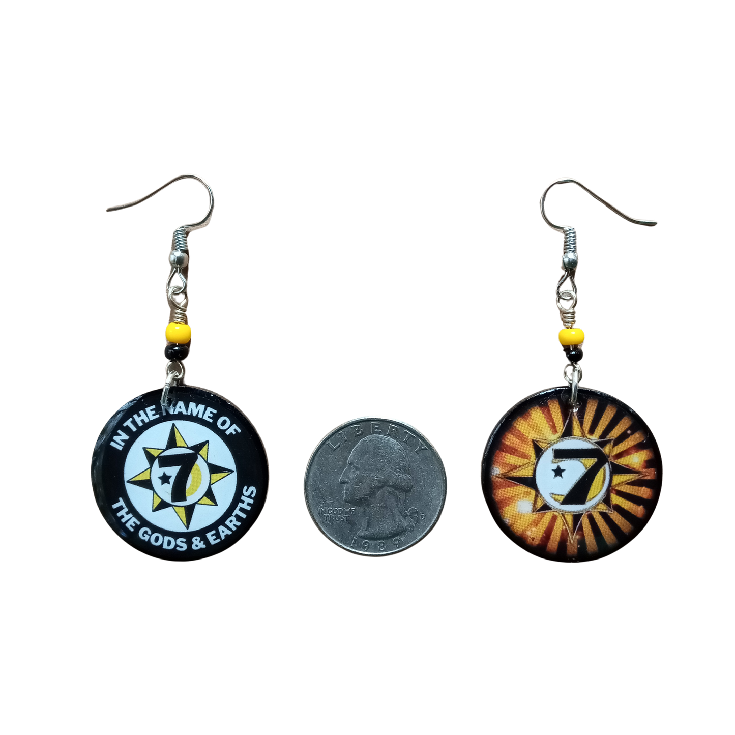 Nation of Gods and Earths Universal Flag Earrings - Five Percenters - NGE