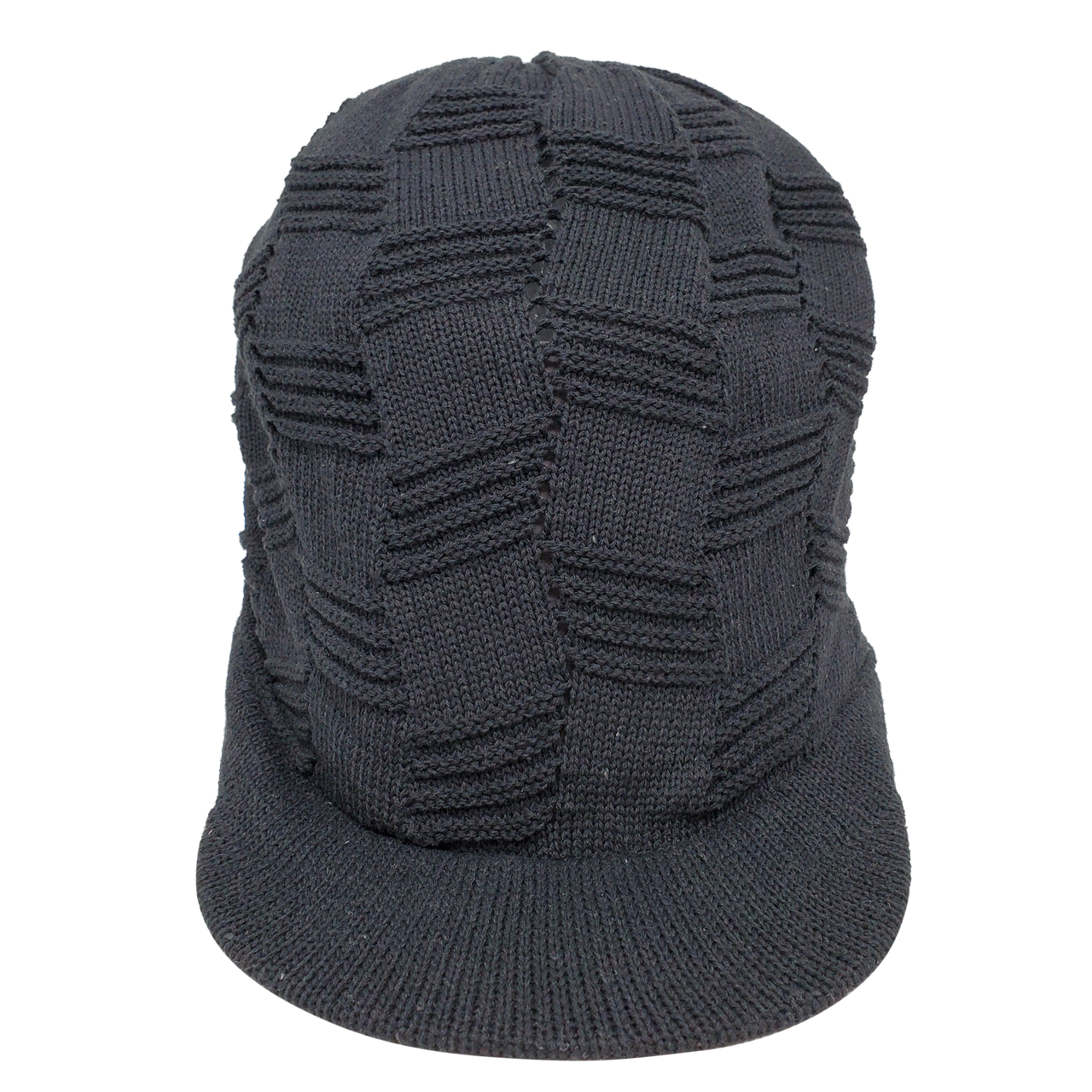 RH057-2 Large Black Rastafarian Crown AKA Rasta hats tams dread locks cap