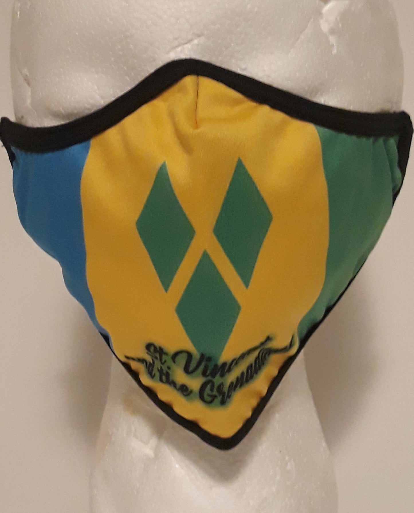 St Vincent flag Face Mask