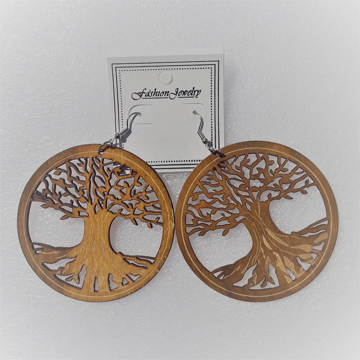 TREE OF LIFE wooden earrings