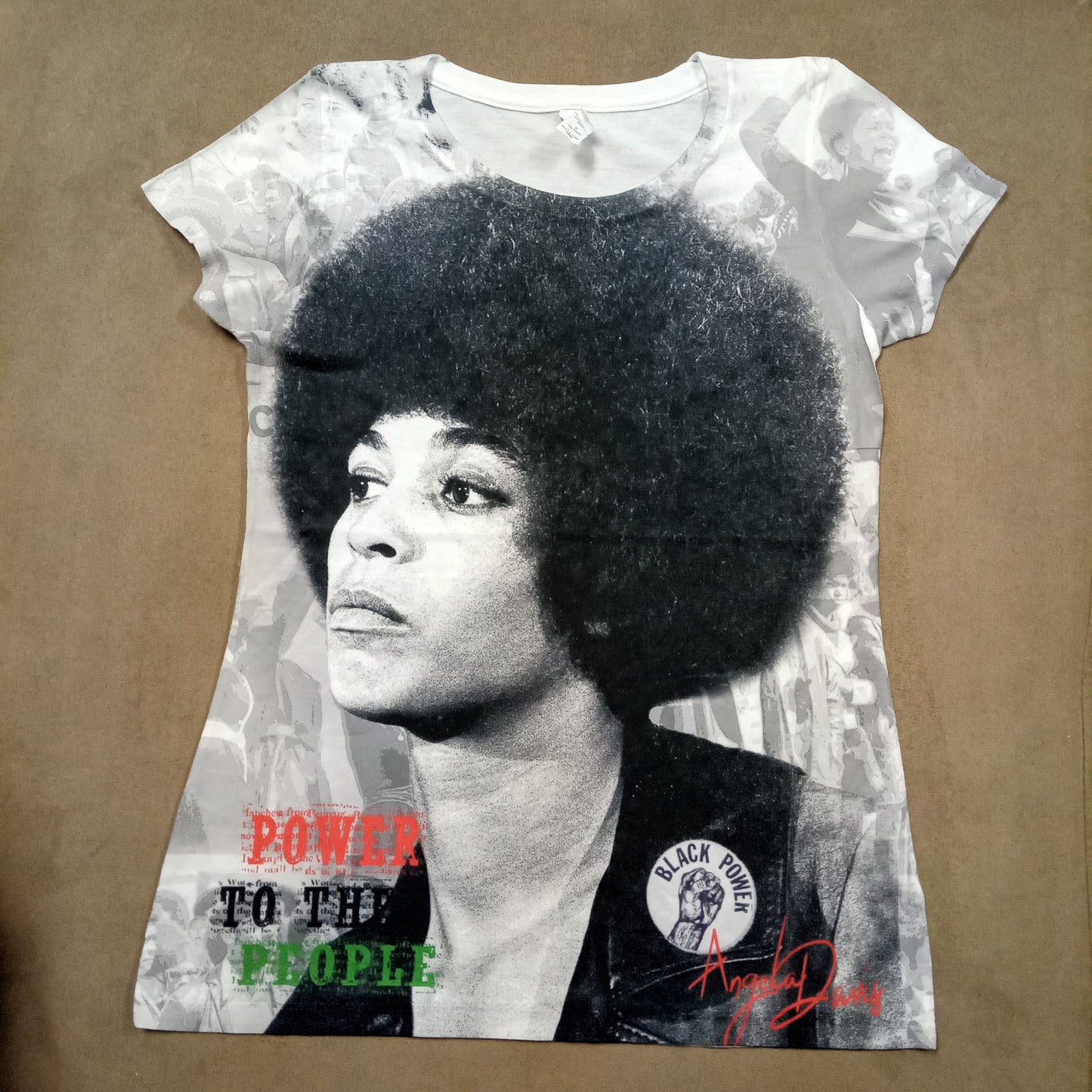 Women's Sublimation Shirt - Angela Davis