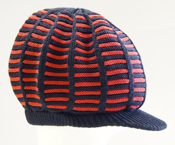 Small Black Red Rasta Dreadlocks cap - RH039-1BR