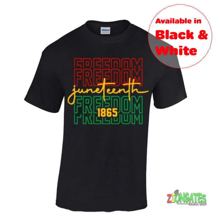 MENS Juneteenth Tee Shirt - Freedom 1865