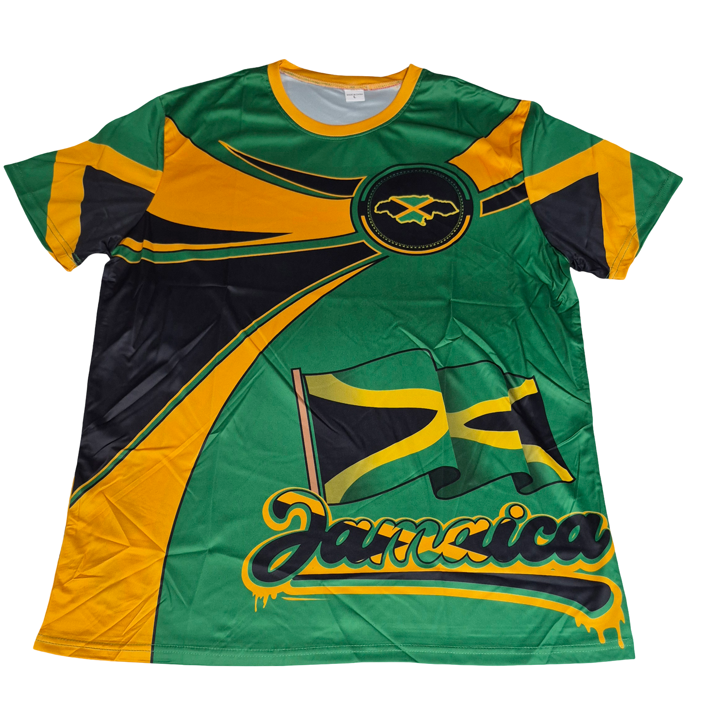 JAMAICA Jersey - Caribbean Flag Shirts - Carnival - j'ouvert
