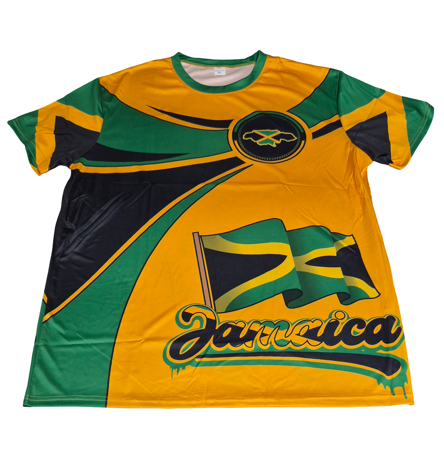JAMAICA Jersey - Caribbean Flag Shirts - Carnival - j'ouvert