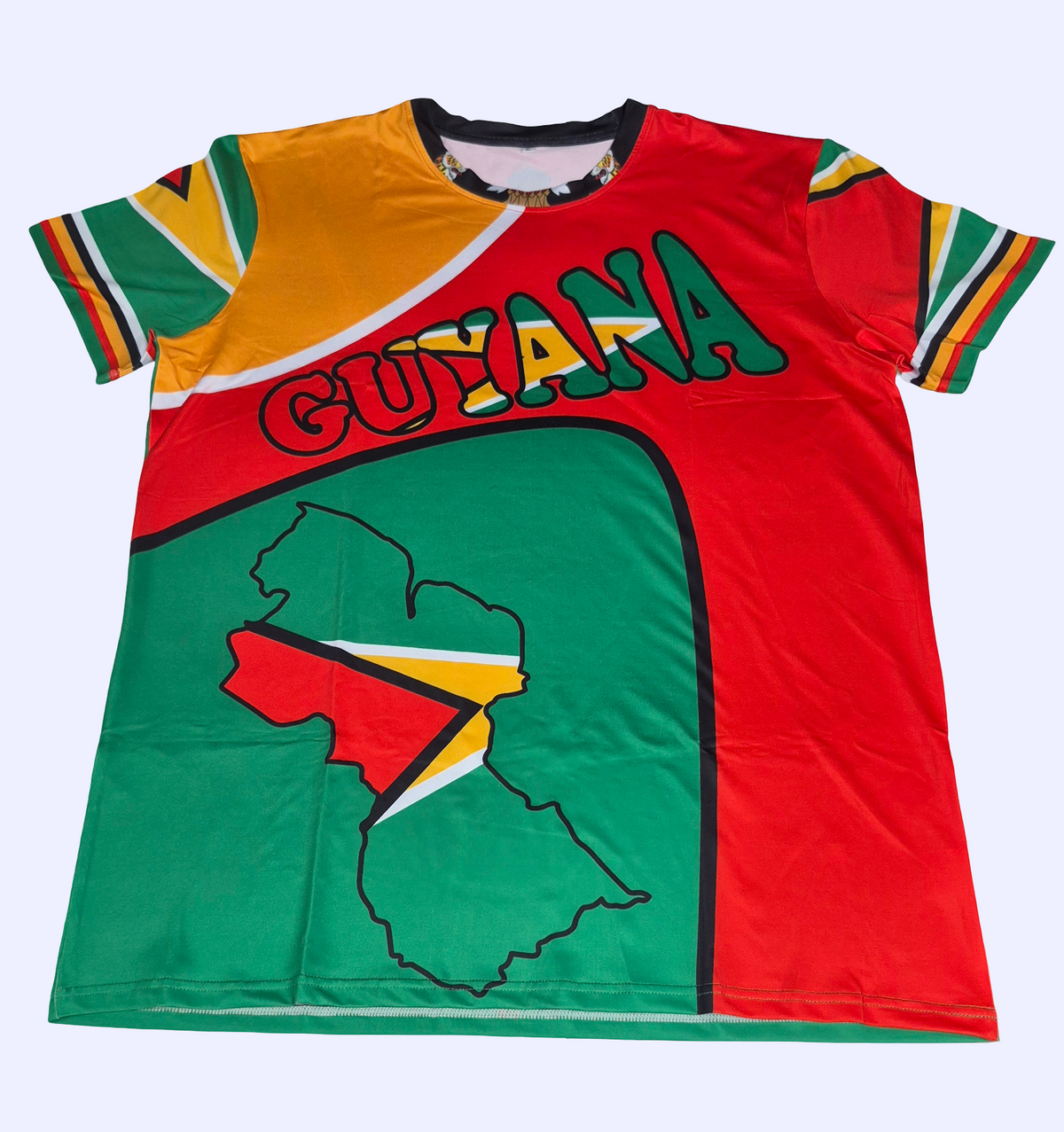 GUYANA Flag Jersey Shirts - Carnival - j'ouvert - Style#2