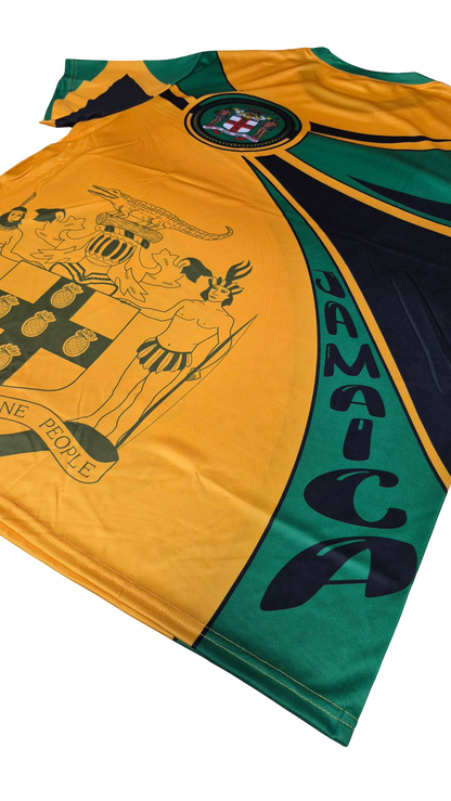 JAMAICA Jersey - Caribbean Flag Shirts - Carnival - j'ouvert