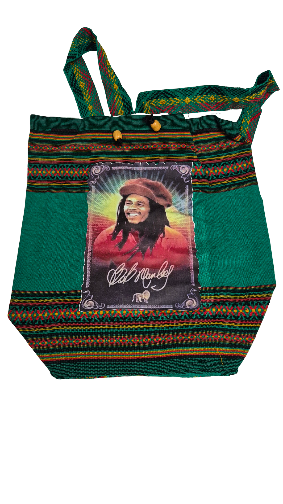 Bob Marley Rasta Backpack – Drawstring Bag | Made in Peru
