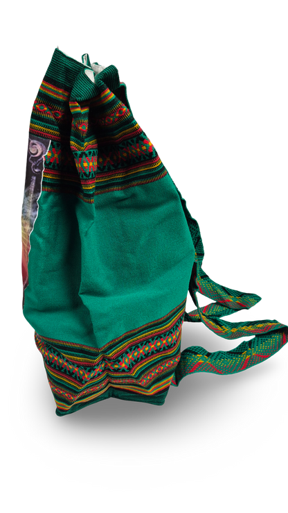 Bob Marley Rasta Backpack – Drawstring Bag | Made in Peru