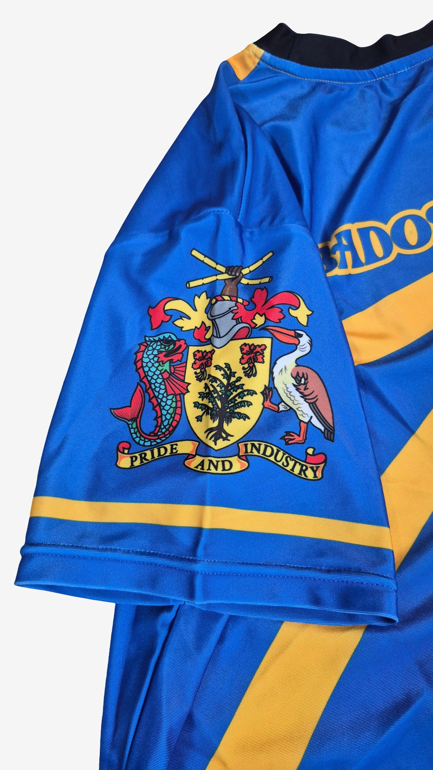 Barbados Jersey - Caribbean Flag Shirts - Carnival - j'ouvert