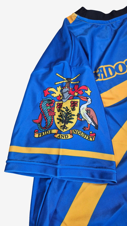 Barbados Jersey - Caribbean Flag Shirts - Carnival - j'ouvert