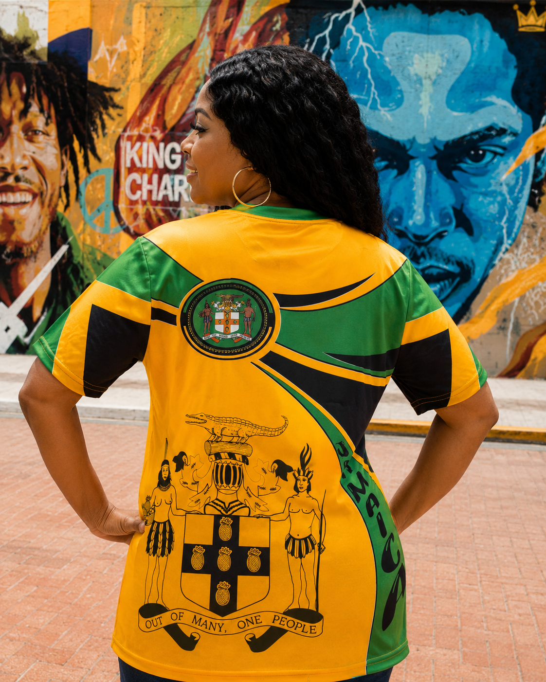 JAMAICA Jersey - Caribbean Flag Shirts - Carnival - j'ouvert