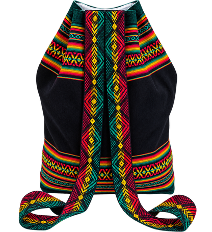 Bob Marley One Love Drawstring Backpack, Rasta Reggae Festival Bag