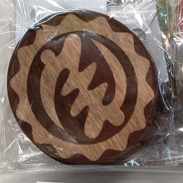 GYE NYAME wooden earrings