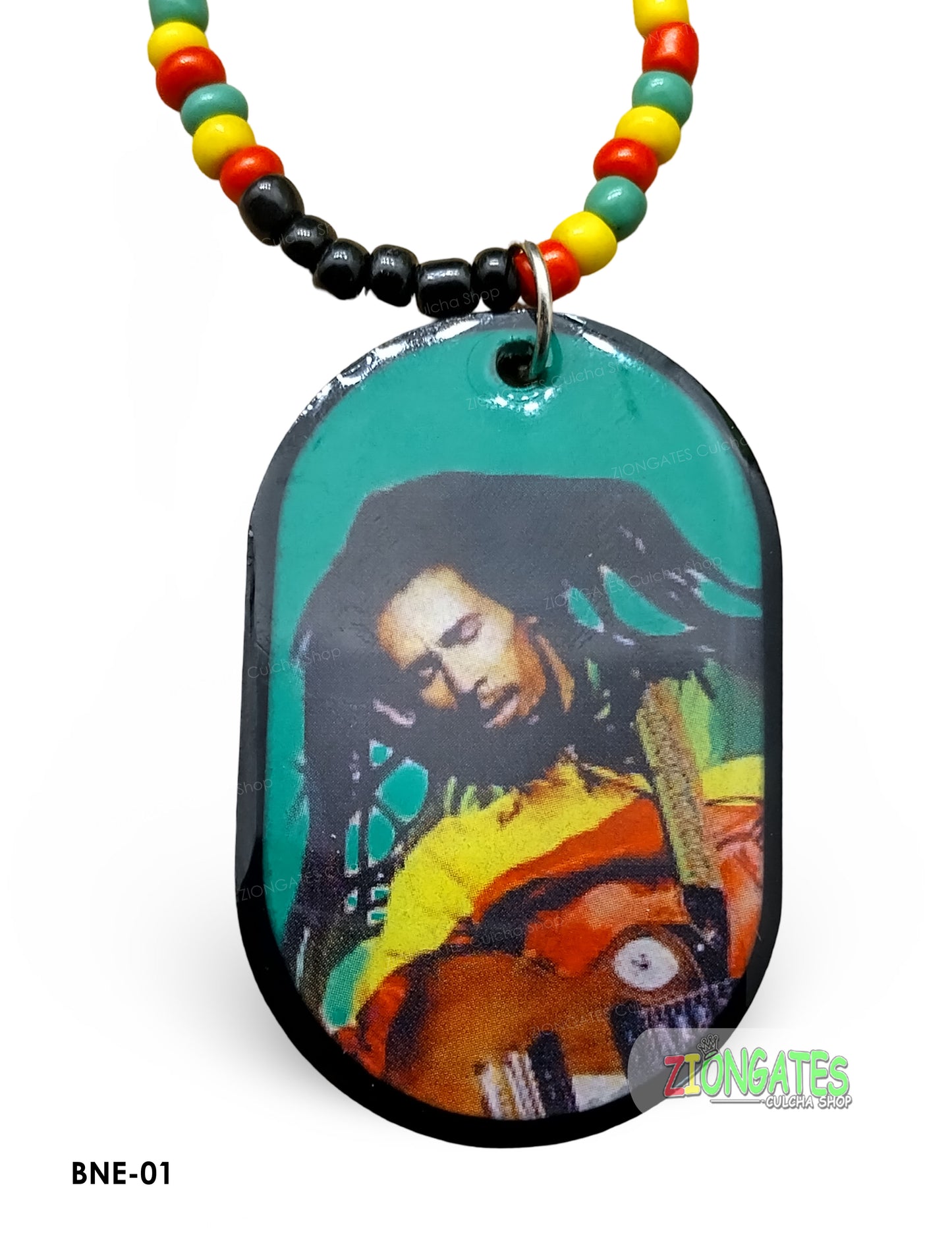 Bob Marley Beaded Necklaces - Rasta