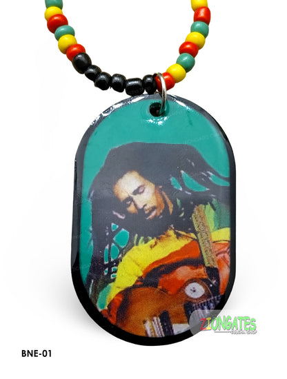 Bob Marley Beaded Necklaces - Rasta