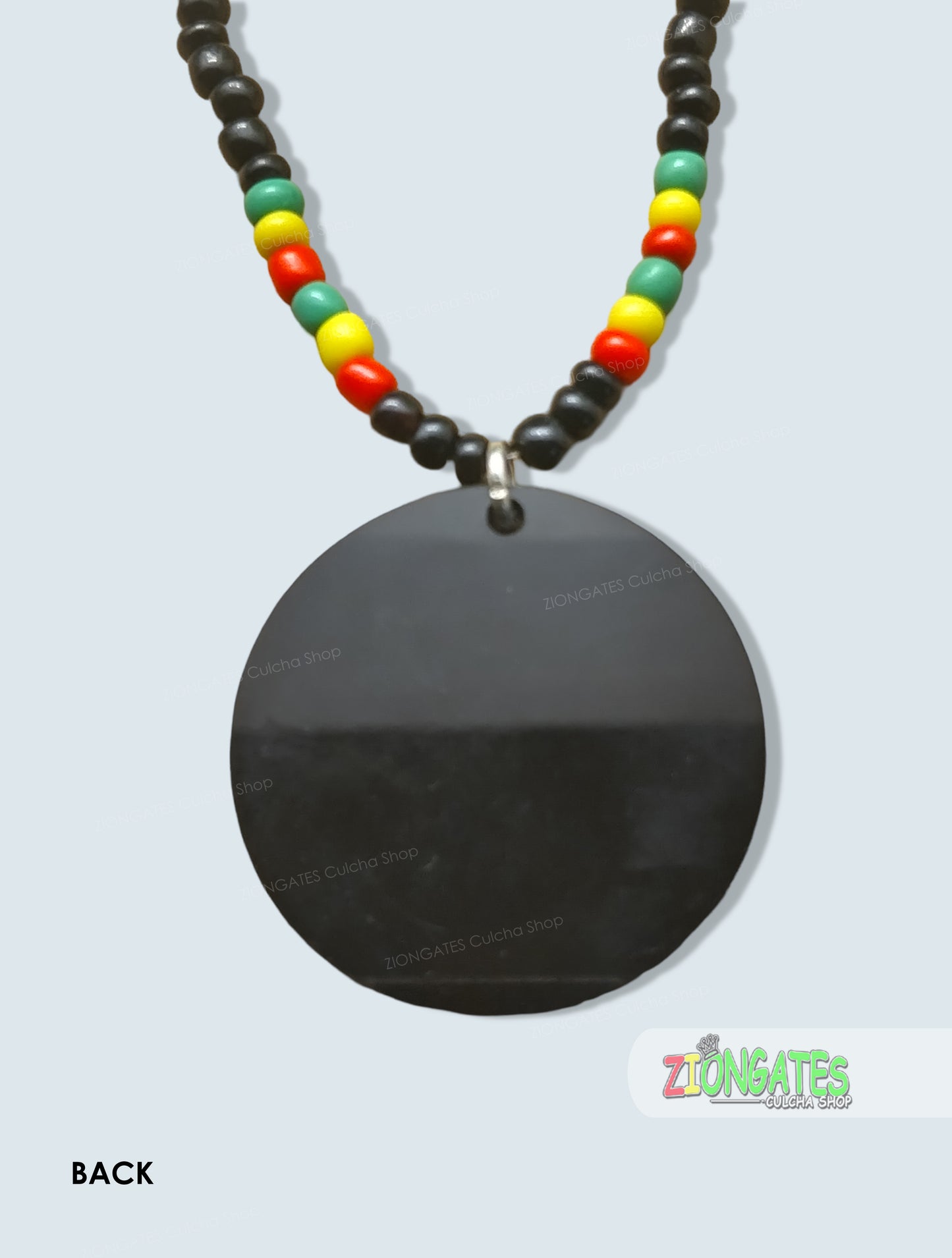 Bob Marley Beaded Necklaces - Red Yellow and Green Rasta chain