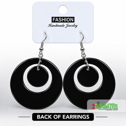 Trinidad & Tobago Flag Earrings – 2-Inch Statement Earrings