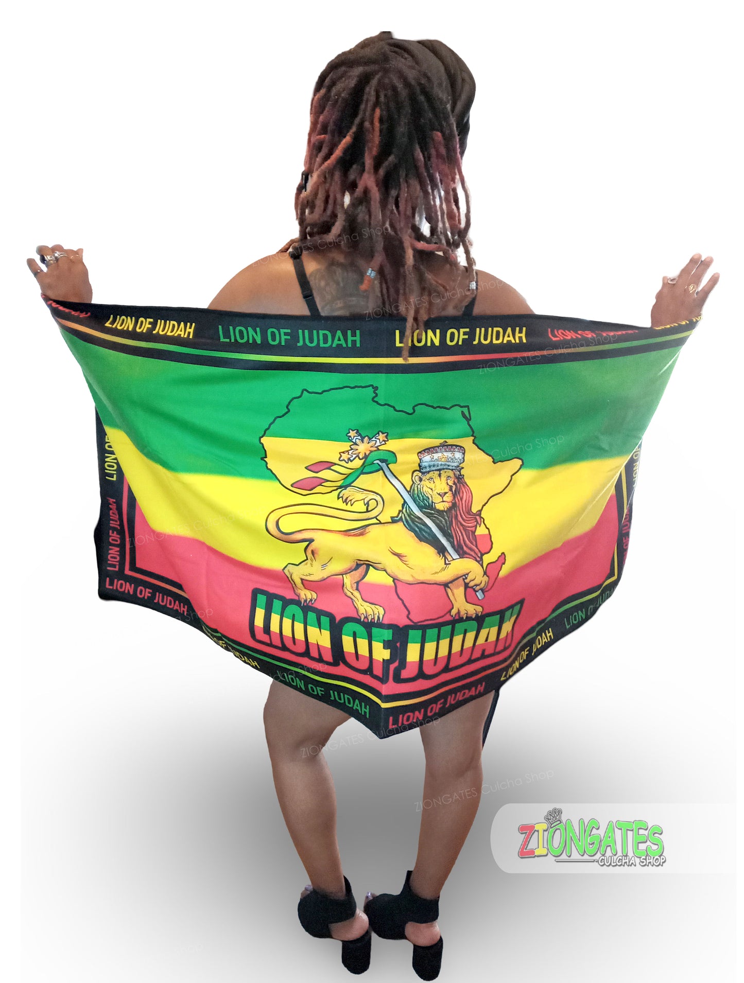 Large Lion of Judah Beach Towel - Rasta - Ethiopia