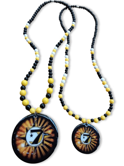 Nation of Gods and Earths Universal Flag Beaded Necklaces - Five Percenters - NGE