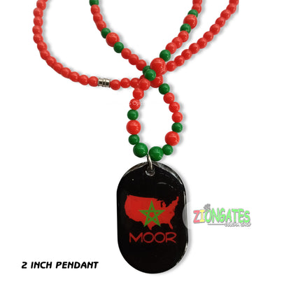 Moorish beaded necklaces - Moorish American