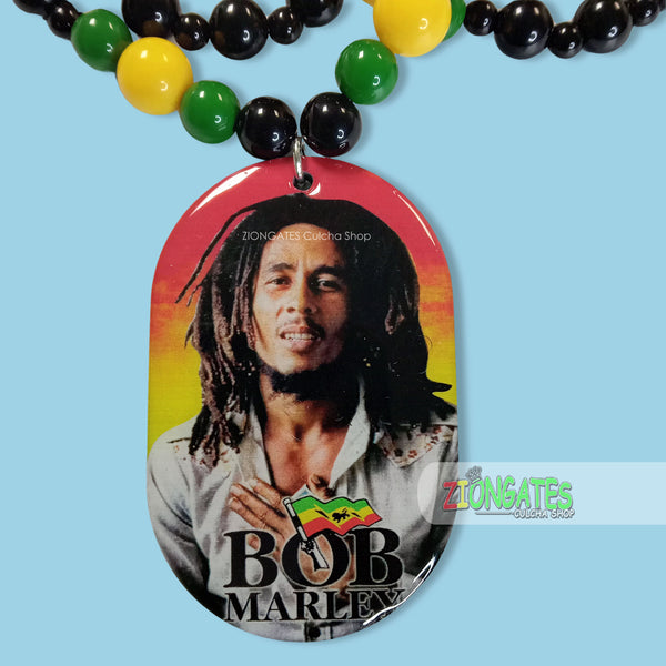 Bob Marley Beaded Necklaces - JAMAICA