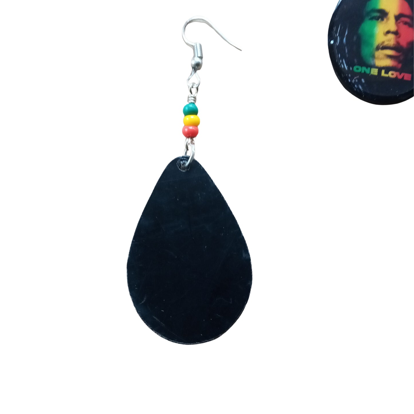 bOB mARLEY Earrings - RASTA