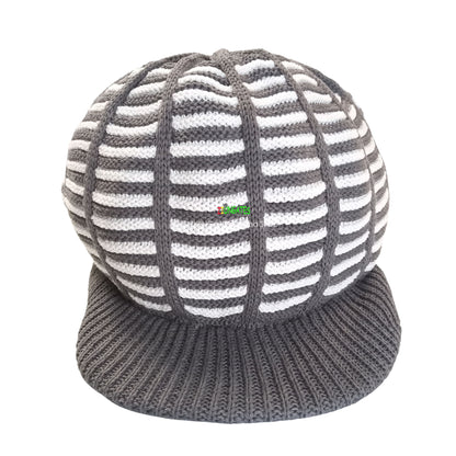 RH039-8GW Small Grey White Rasta Dreadlocks cap