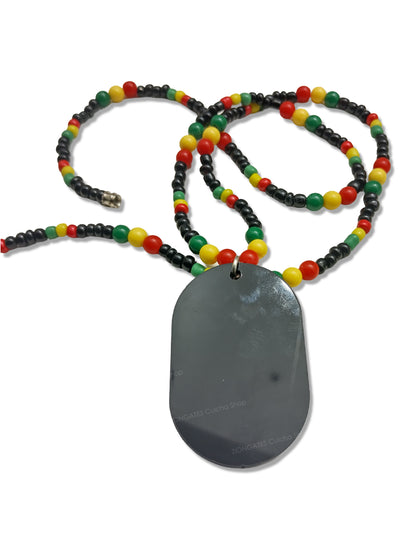 Haile Selassie Beaded Necklaces - Rasta Chain