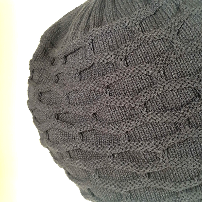 Large GREY Rastafarian Crown AKA rasta hats tams dread caps RH020-8