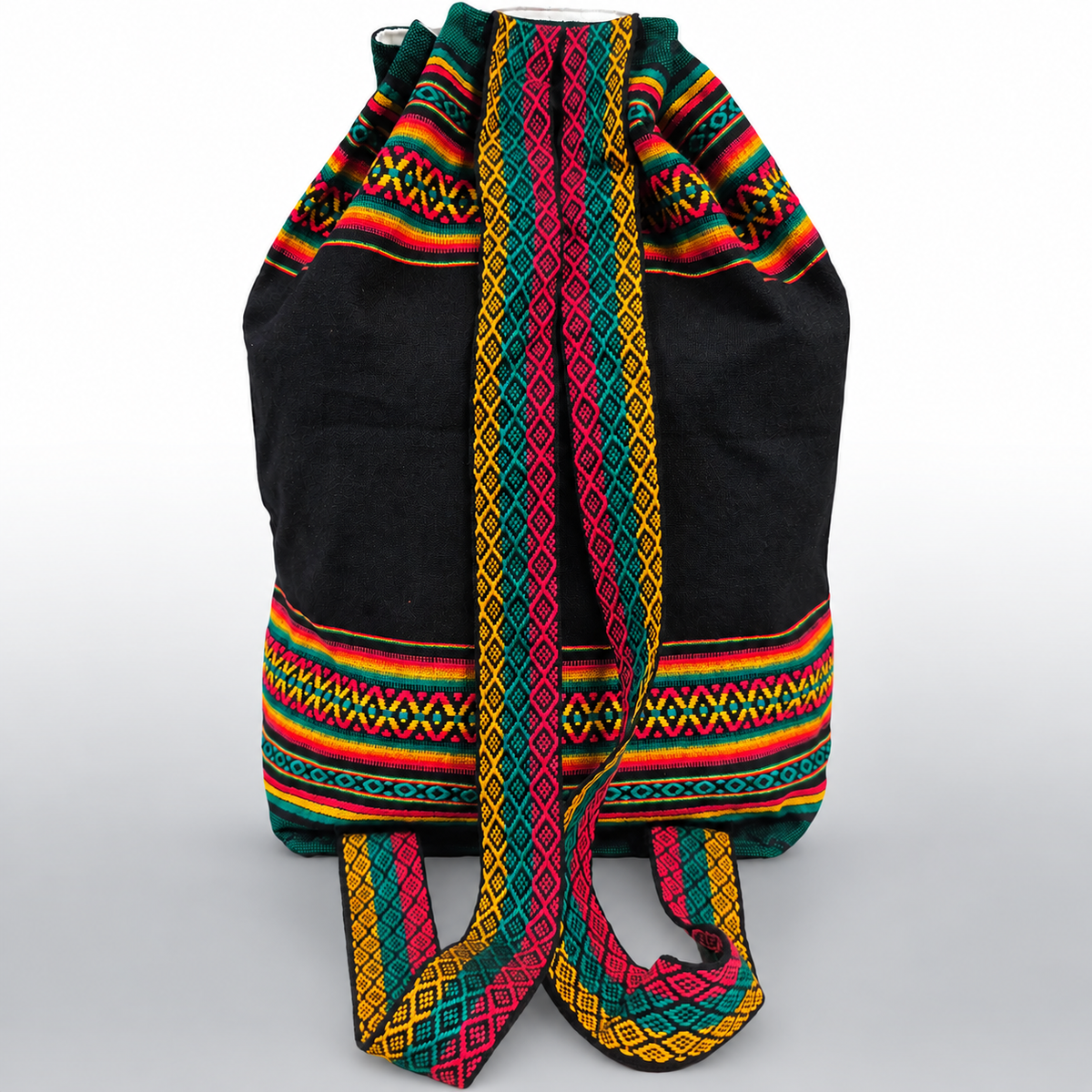 Haile Selassie I Rasta Backpack – Ethiopian Drawstring Bag