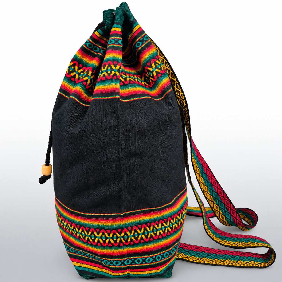 Haile Selassie I Rasta Backpack – Ethiopian Drawstring Bag