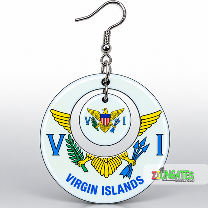 2-Inch Virgin Islands Earrings