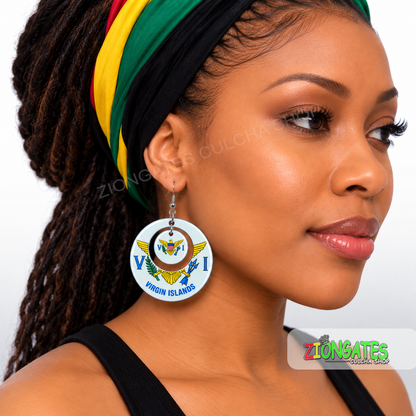 2-Inch Virgin Islands Earrings