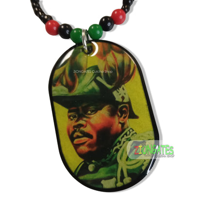 Marcus Garvey Beaded Necklaces -  Pan African - Red Black and Green - RBG