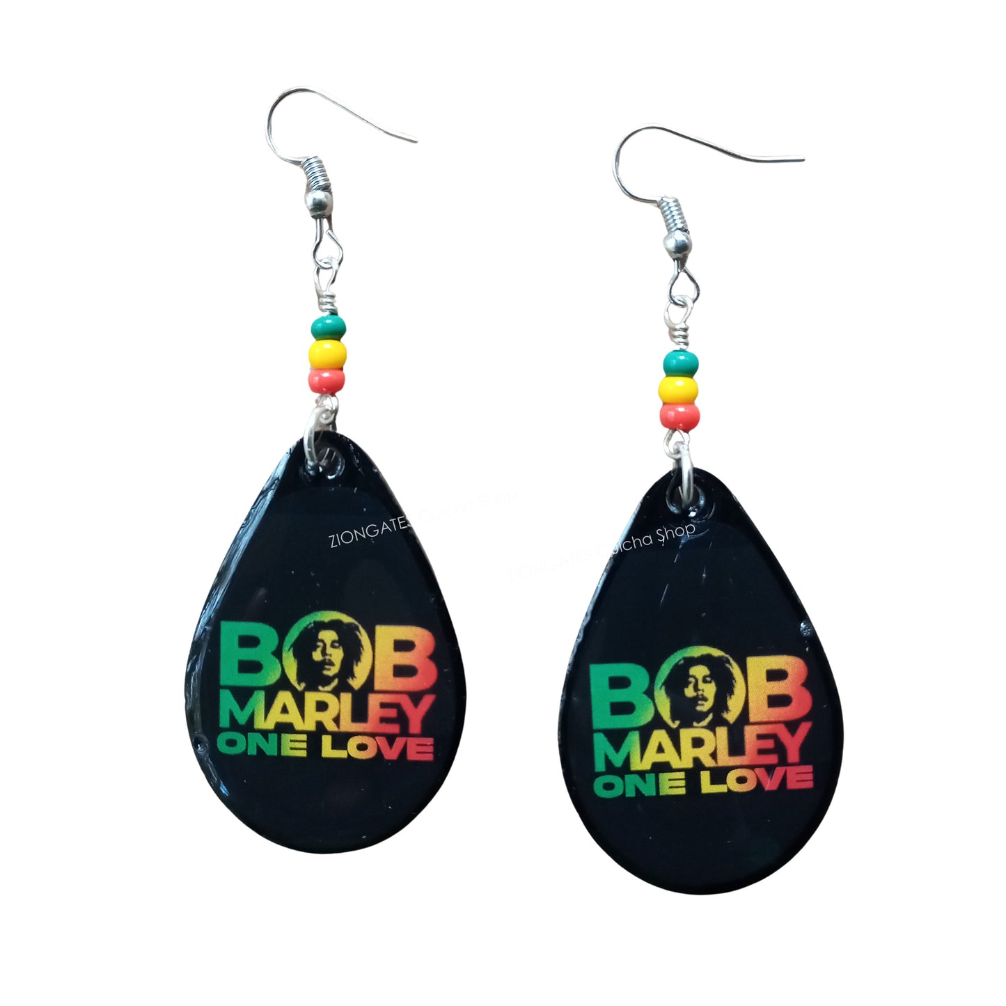 bOB mARLEY Earrings - RASTA