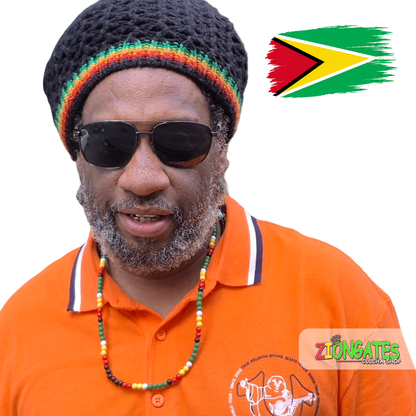 Caribbean Flag Beaded Necklace – Cuba, Dominica, Grenada, Guyana