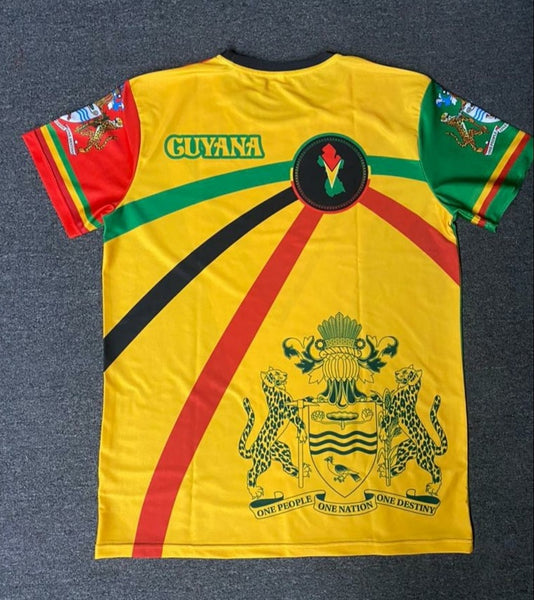GUYANA Jersey - Caribbean Flag Shirts - Carnival - j'ouvert