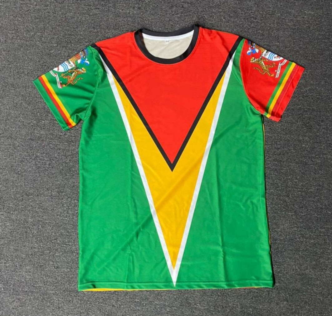 GUYANA Jersey - Caribbean Flag Shirts - Carnival - j'ouvert
