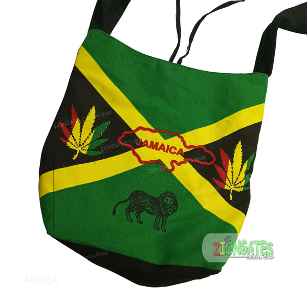 Large Jamaica Shoulder Bag - Ganja Crossbody Bag