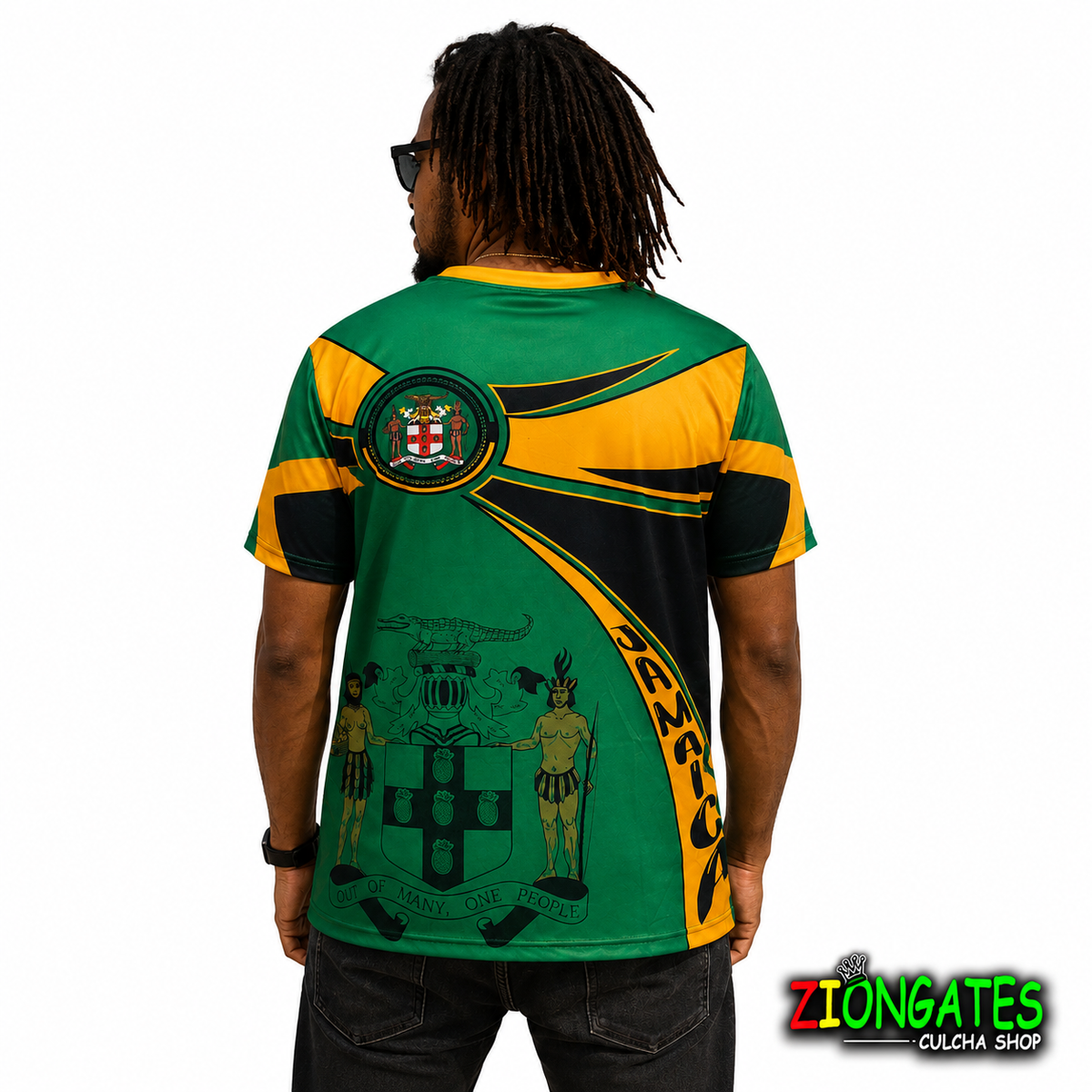 JAMAICA Jersey - Caribbean Flag Shirts - Carnival - j'ouvert