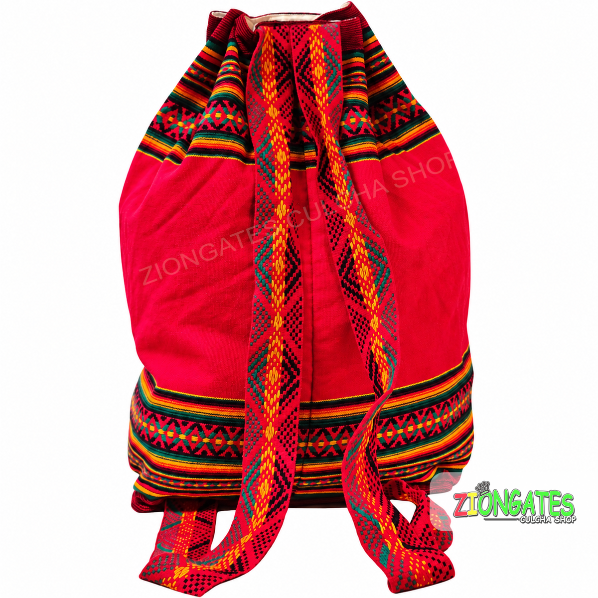 Haile Selassie Rasta Backpack – Ethiopian Drawstring Bag