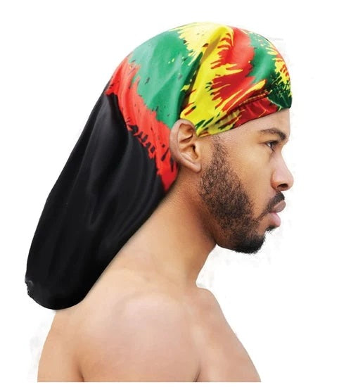 Spandex Dread Socks in Assorted Colors - Super Long - Rasta