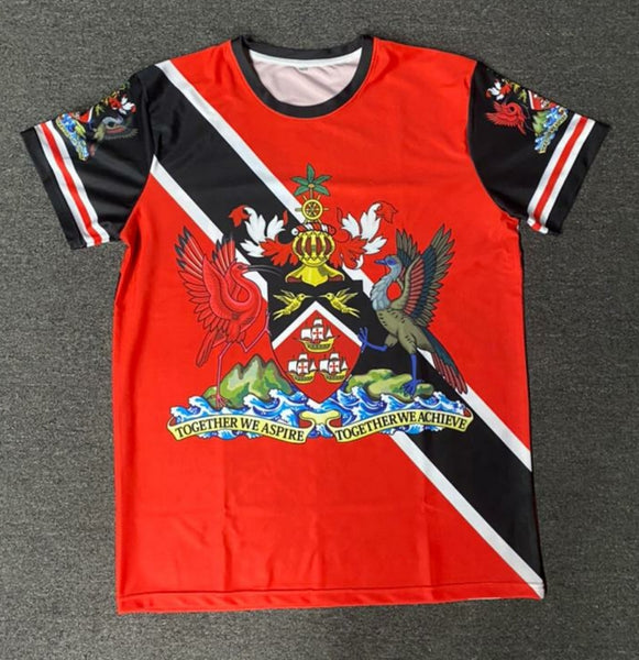 TRINIDAD Jersey - Caribbean Flag Shirts - Carnival - j'ouvert