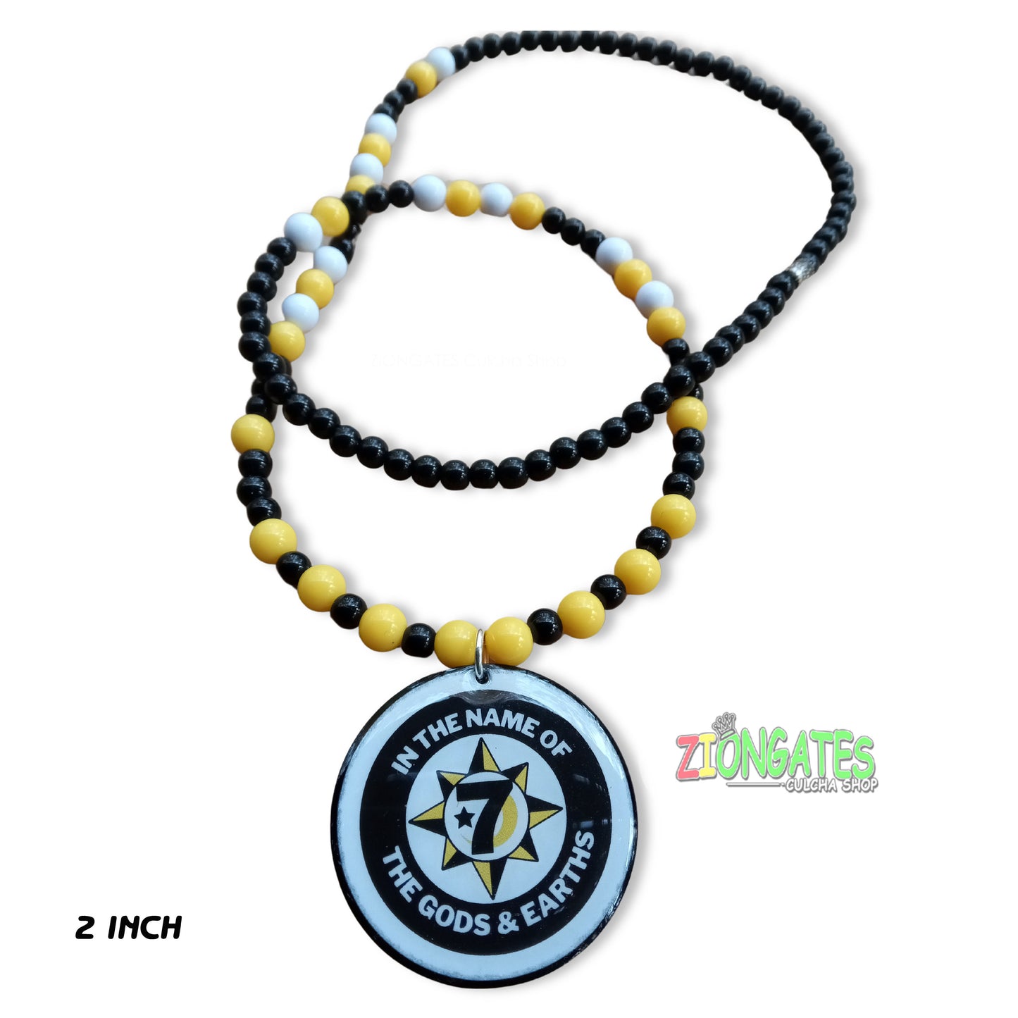 Nation of Gods and Earths Universal Flag Beaded Necklaces - Five Percenters - NGE