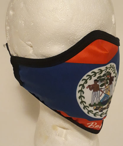 Belize flag Face Mask