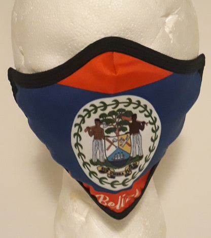 Belize flag Face Mask