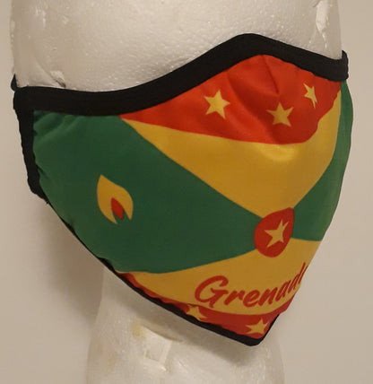 Grenada Flag Face Mask