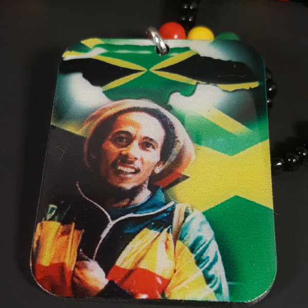 Bob Marley - Jamaica - Beaded Necklace